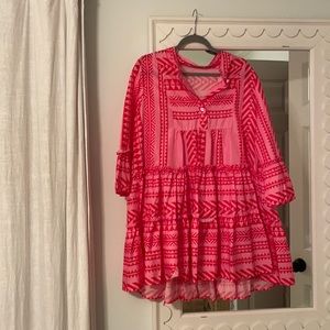 Pink Aztec dress